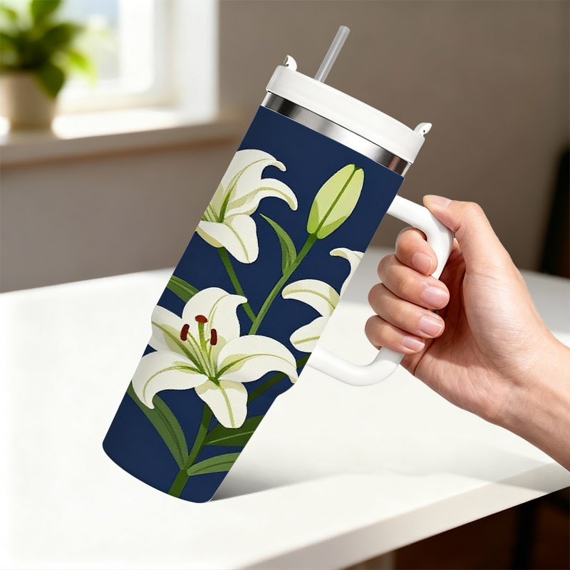 كوب سفر معزول بسعة 40 أونصة من - مراجعة Sublimation Mug White وسعره