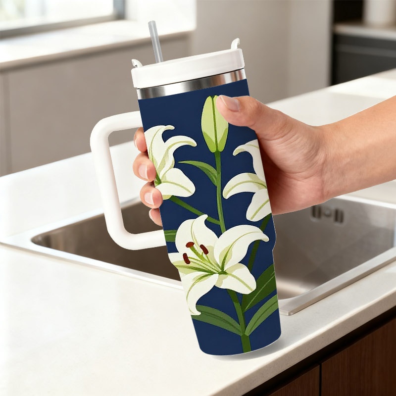 كوب سفر معزول بسعة 40 أونصة من - مراجعة Sublimation Mug White وسعره